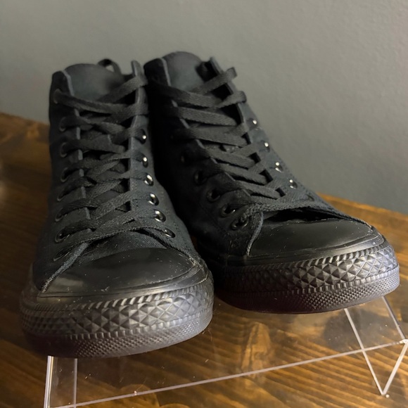 Converse Men's All Star Black High-Top Sneakers Men’s Size 10 Women’s Size 12 - Picture 13 of 15